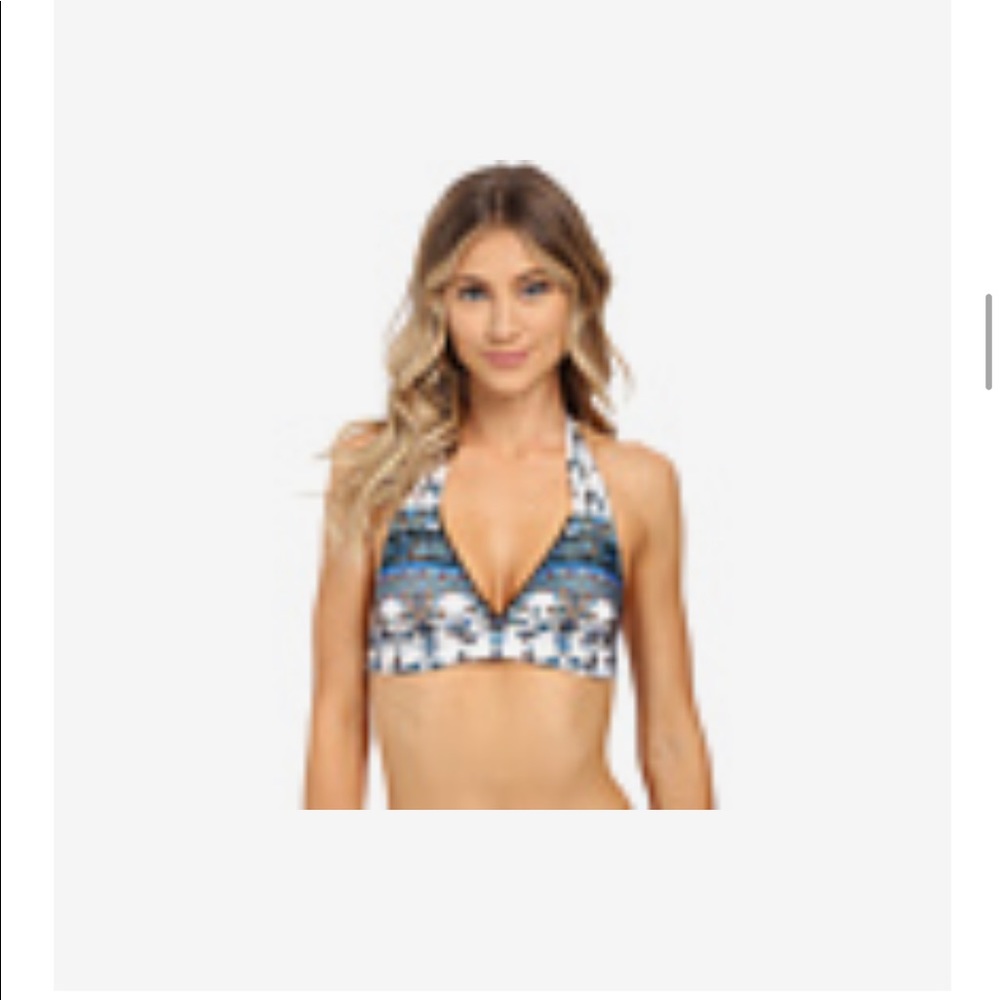 Lucky Brand Bloom Village Halter Top $68